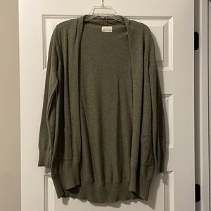 Dreamers green cardigan with pockets S/M
